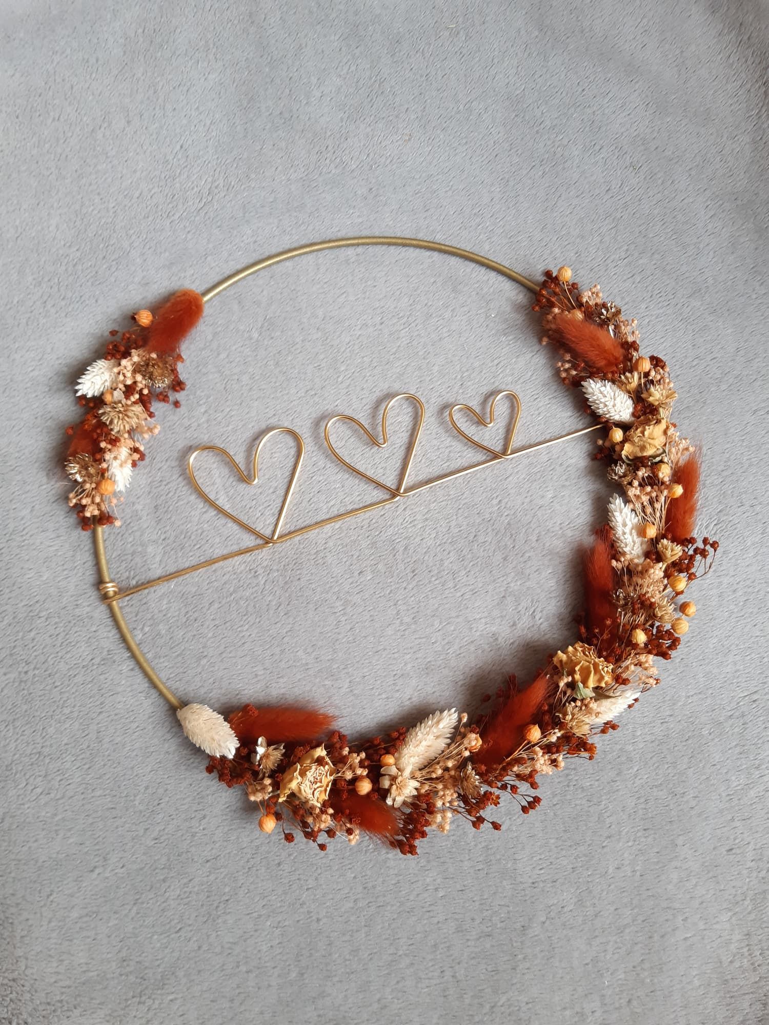 Couronne orangée Coeurs ♡