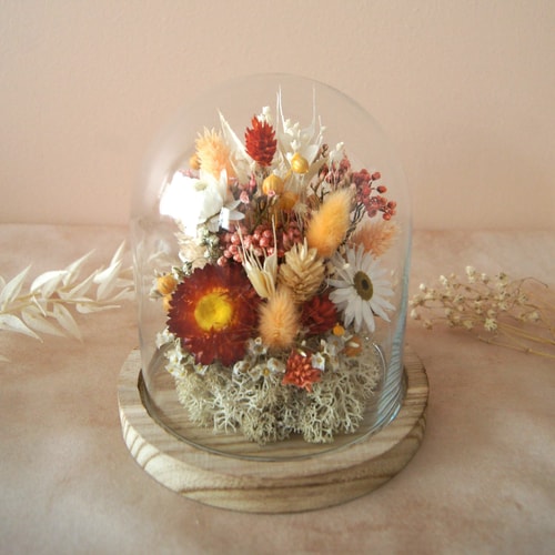 Cloche tons orangés