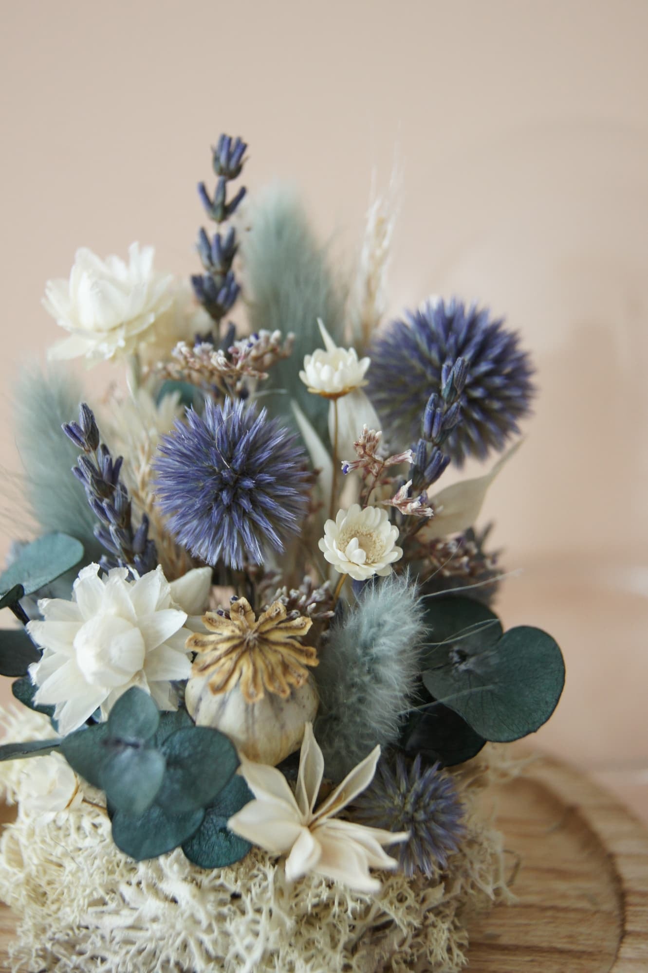 Cloche tons bleutés