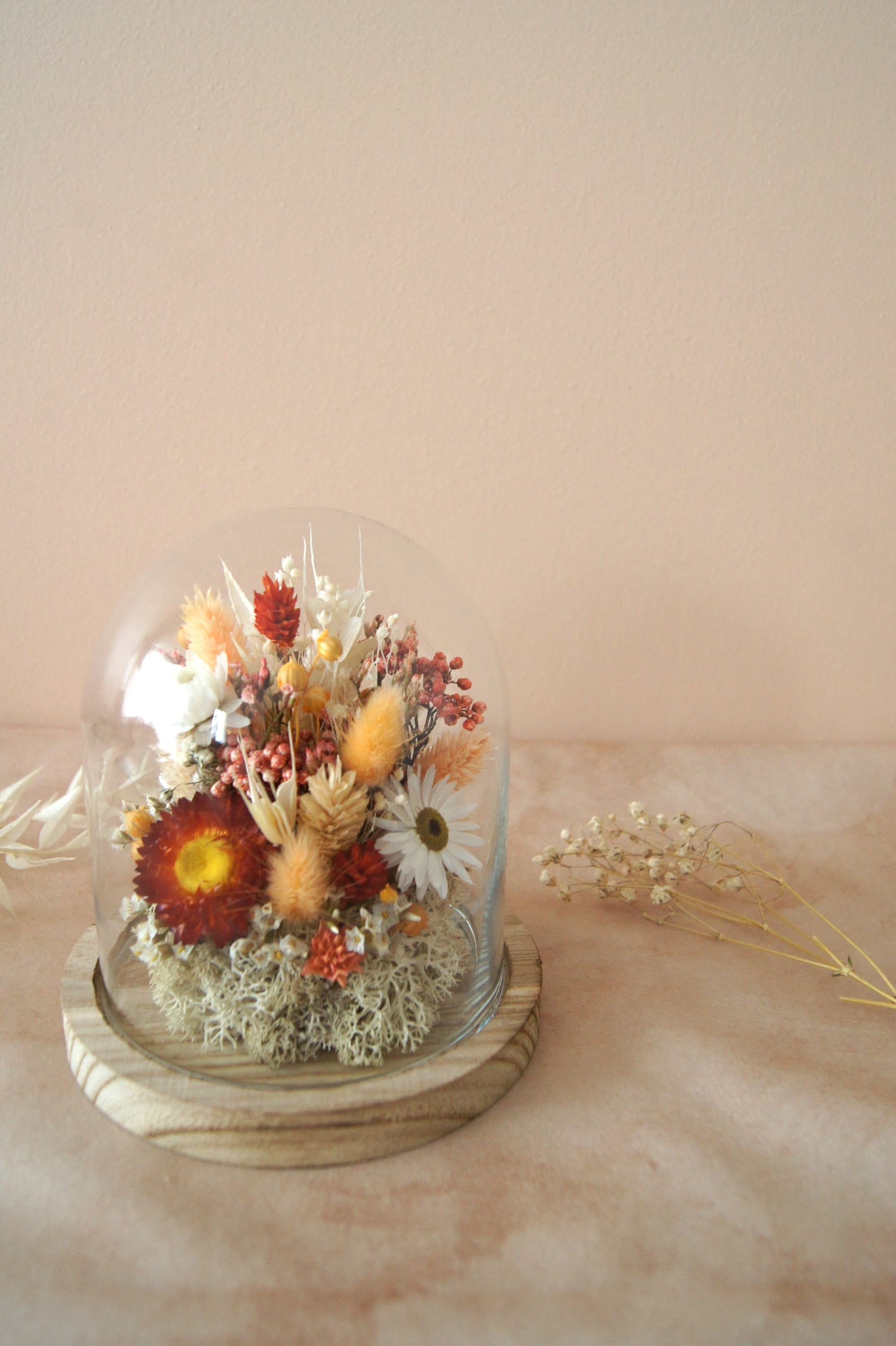 Cloche tons orangés