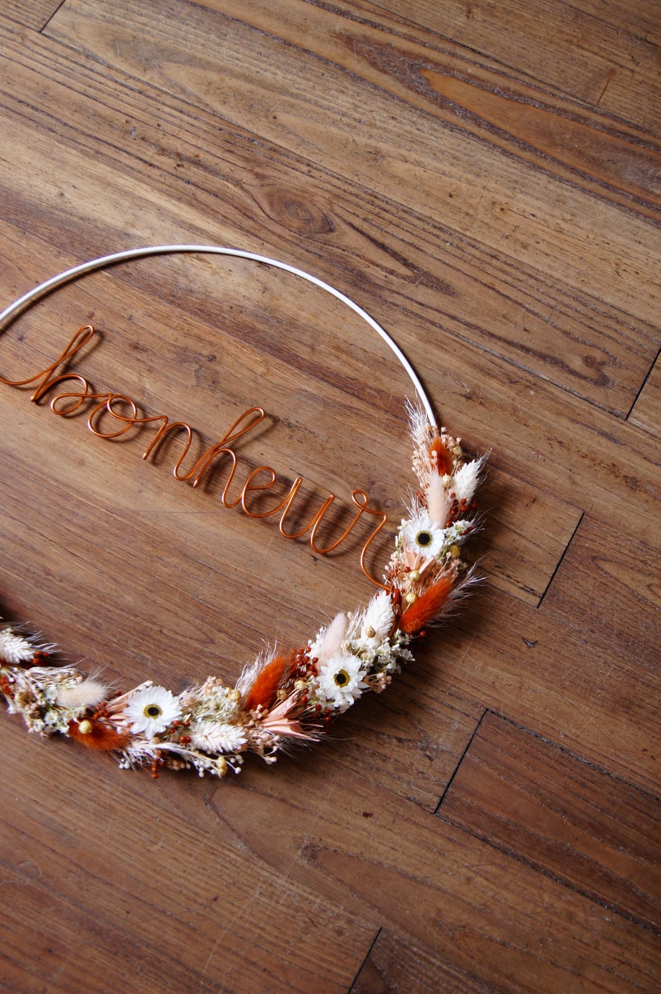 Couronne orangée Bonheur