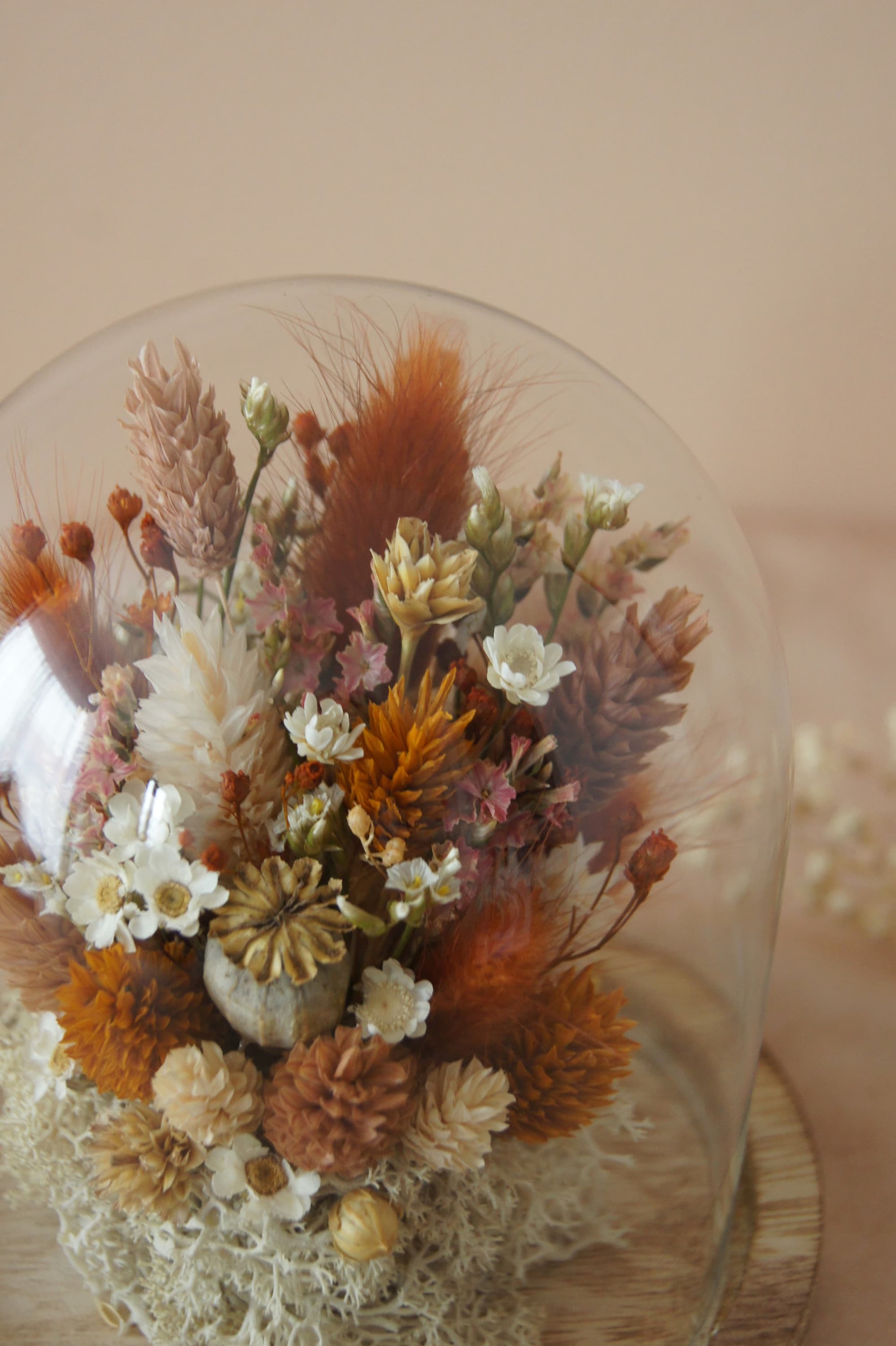 Cloche tons terracotta