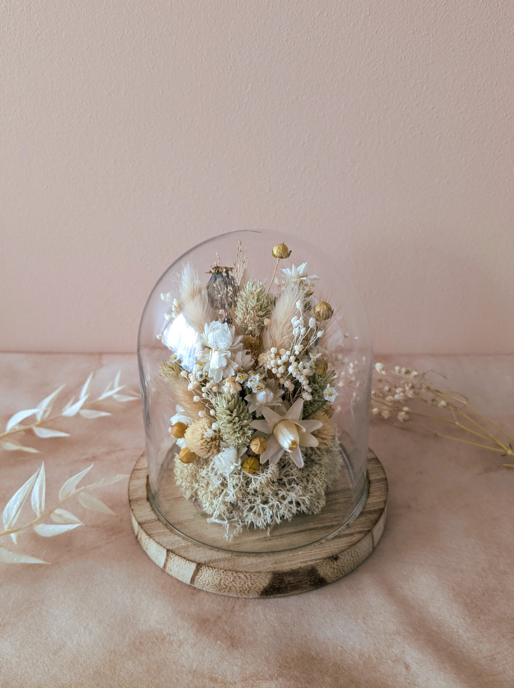 Cloche tons beige/naturel