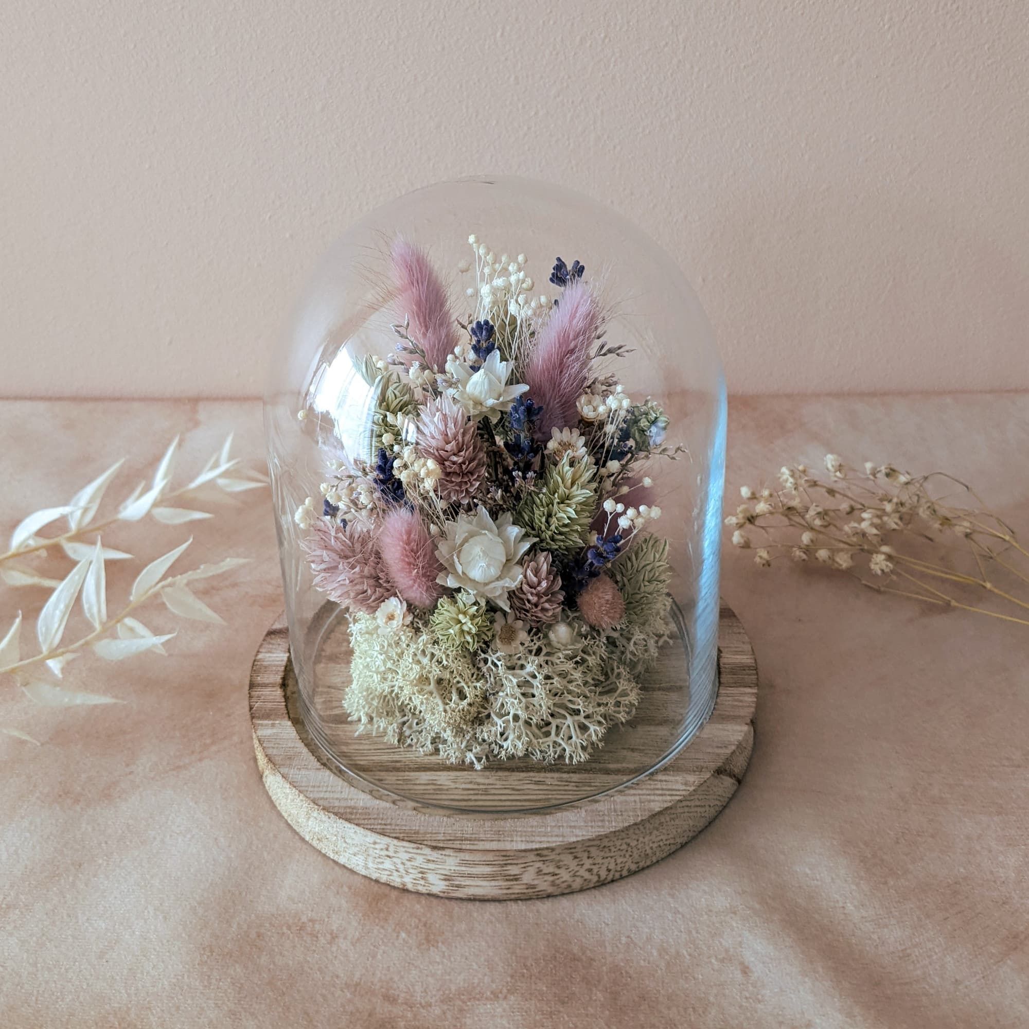 Cloche tons parmes