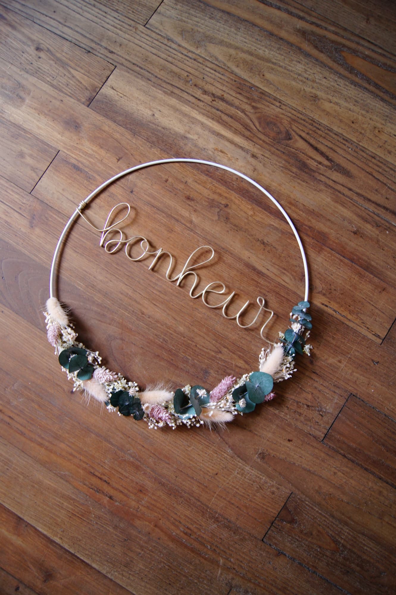 Couronne bleutée Bonheur