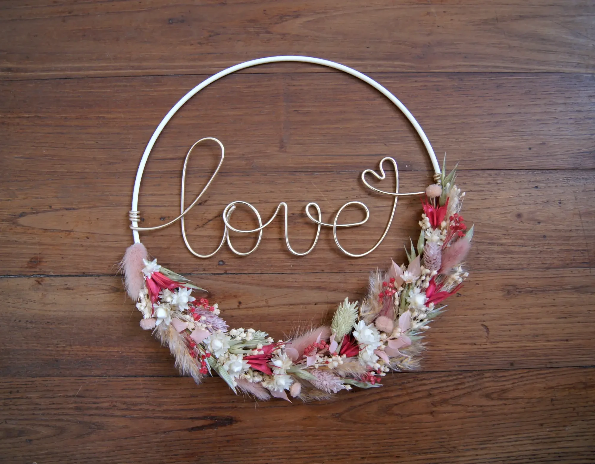 Couronne rose Love ♡