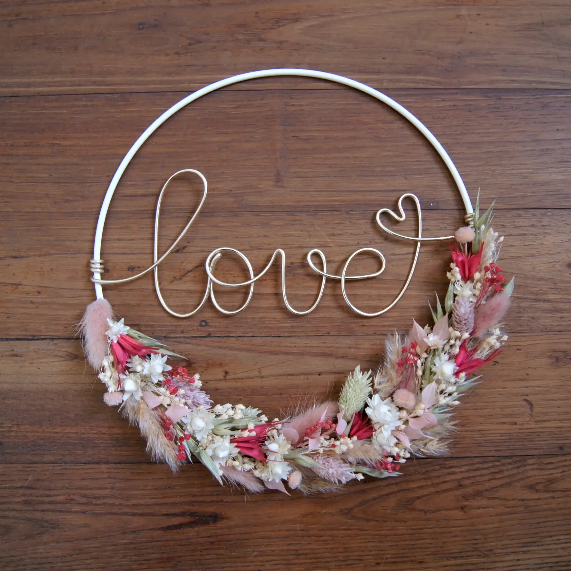 Couronne rose Love ♡