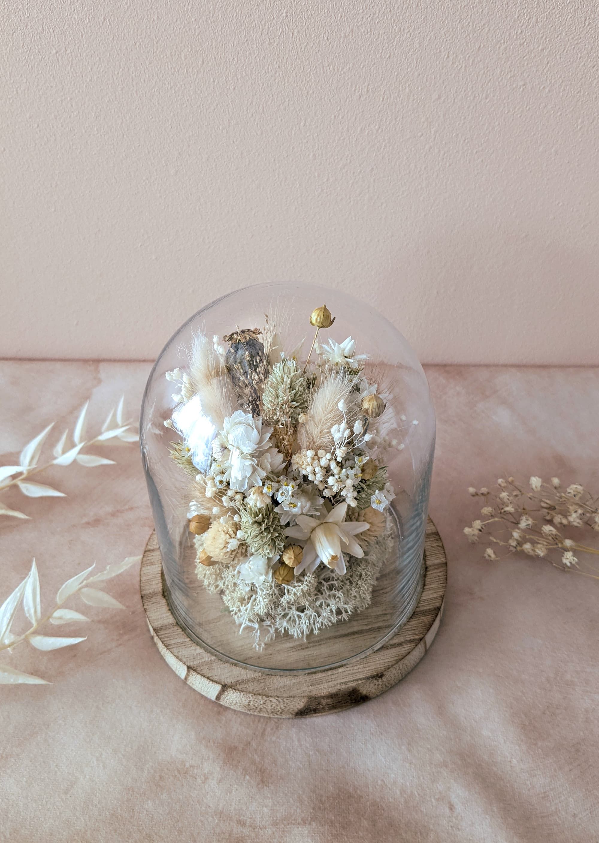 Cloche tons beige/naturel