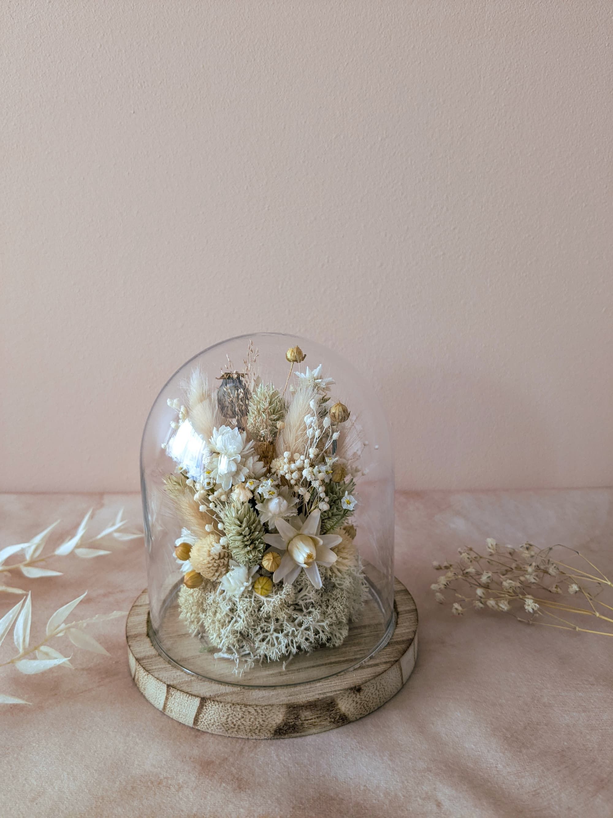 Cloche tons beige/naturel