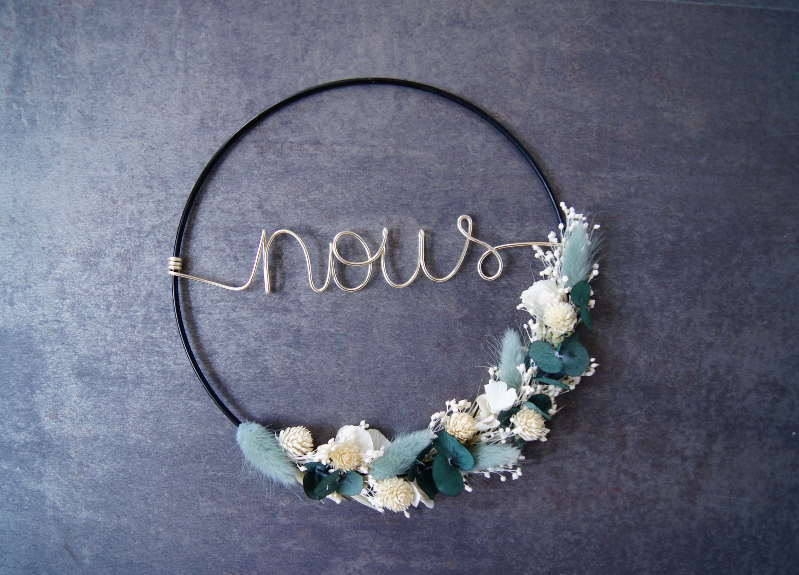 Couronne bleutée Nous