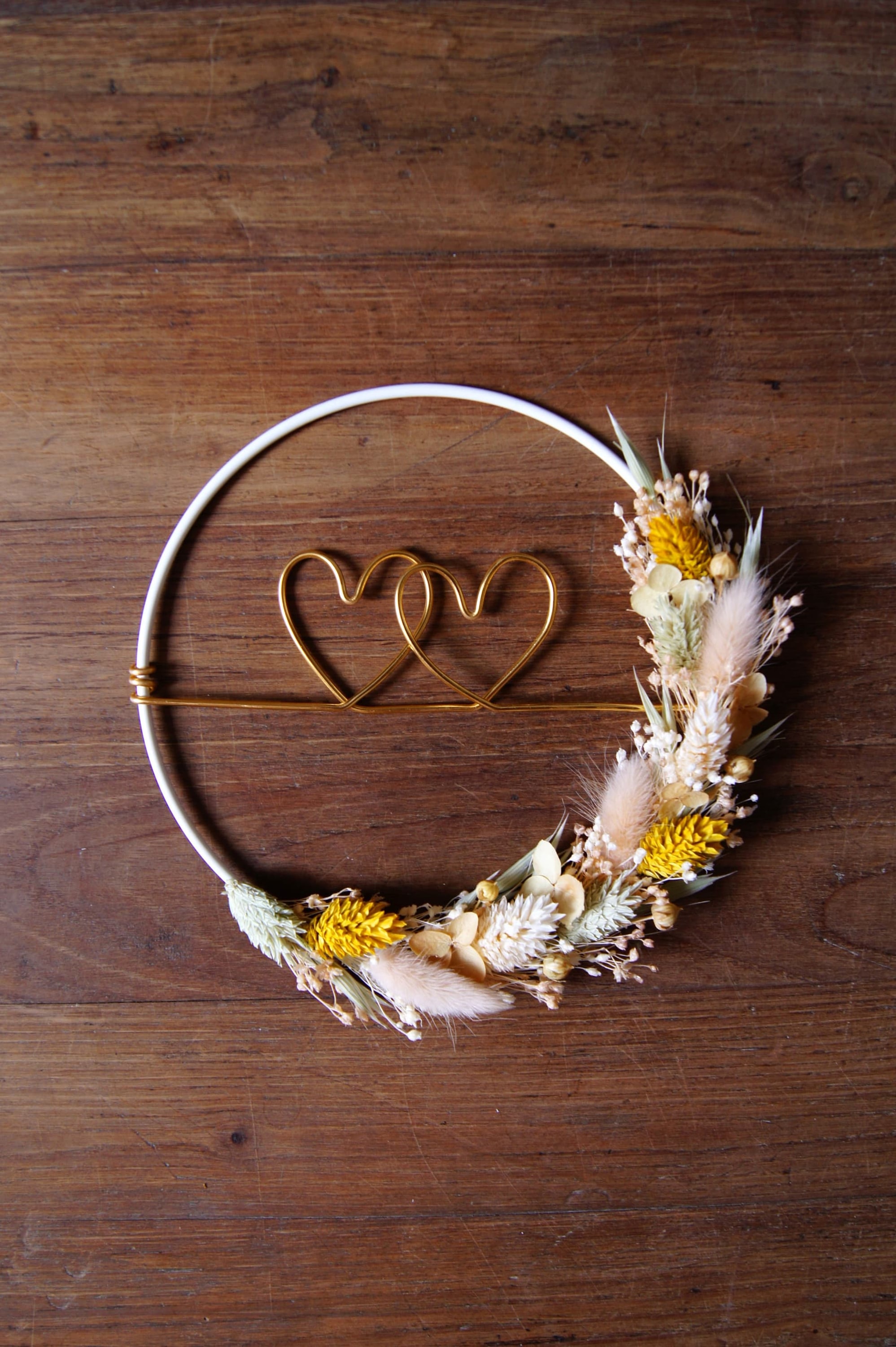 Couronne jaune Coeurs ♡