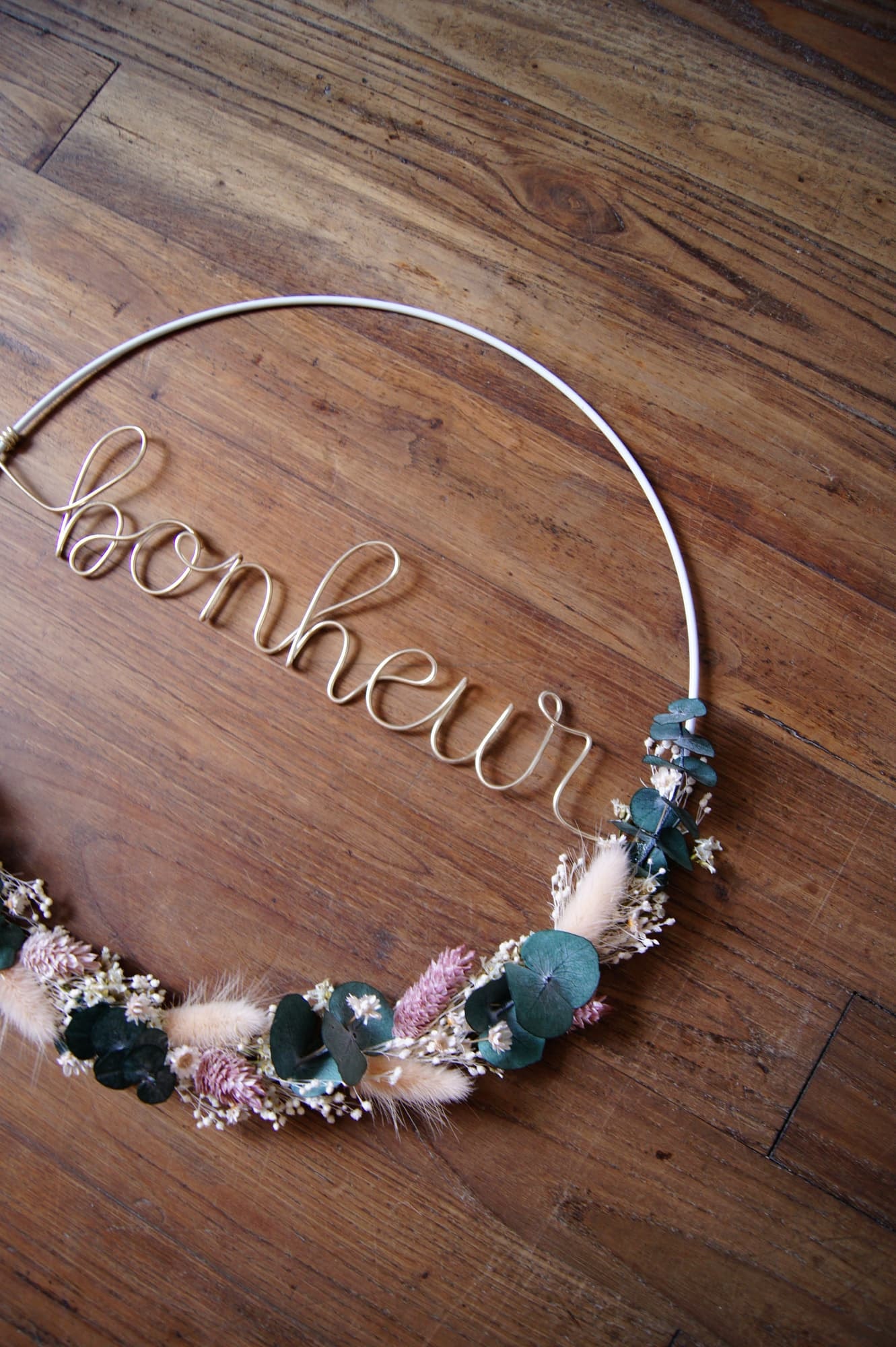 Couronne bleutée Bonheur