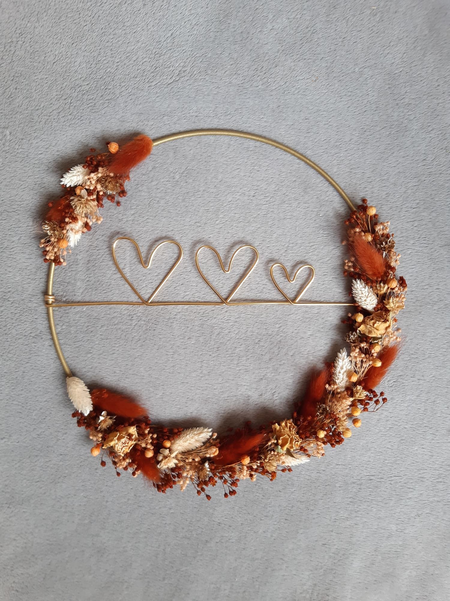 Couronne orangée Coeurs ♡