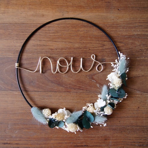 Couronne bleutée Nous