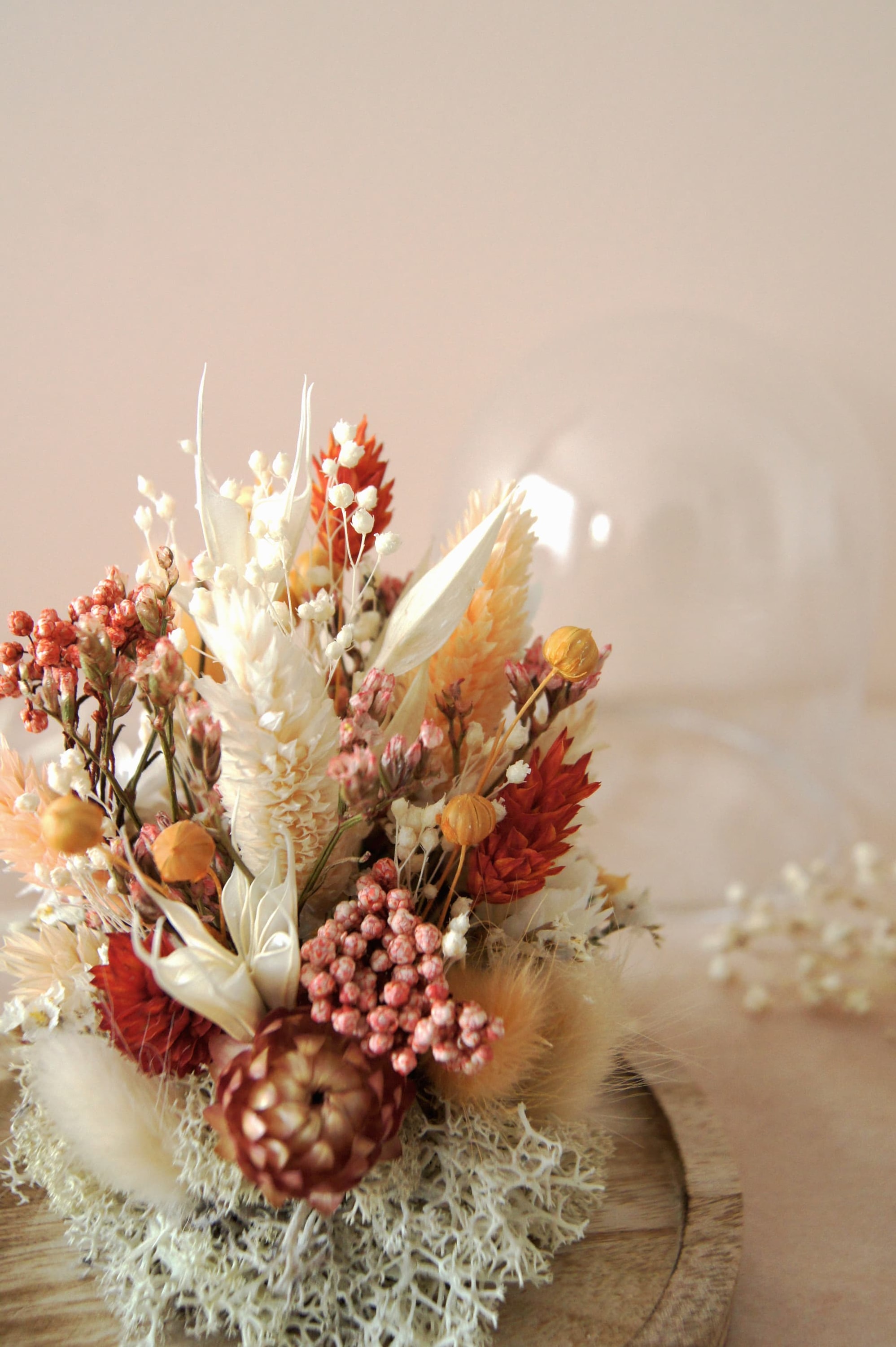 Cloche tons orangés