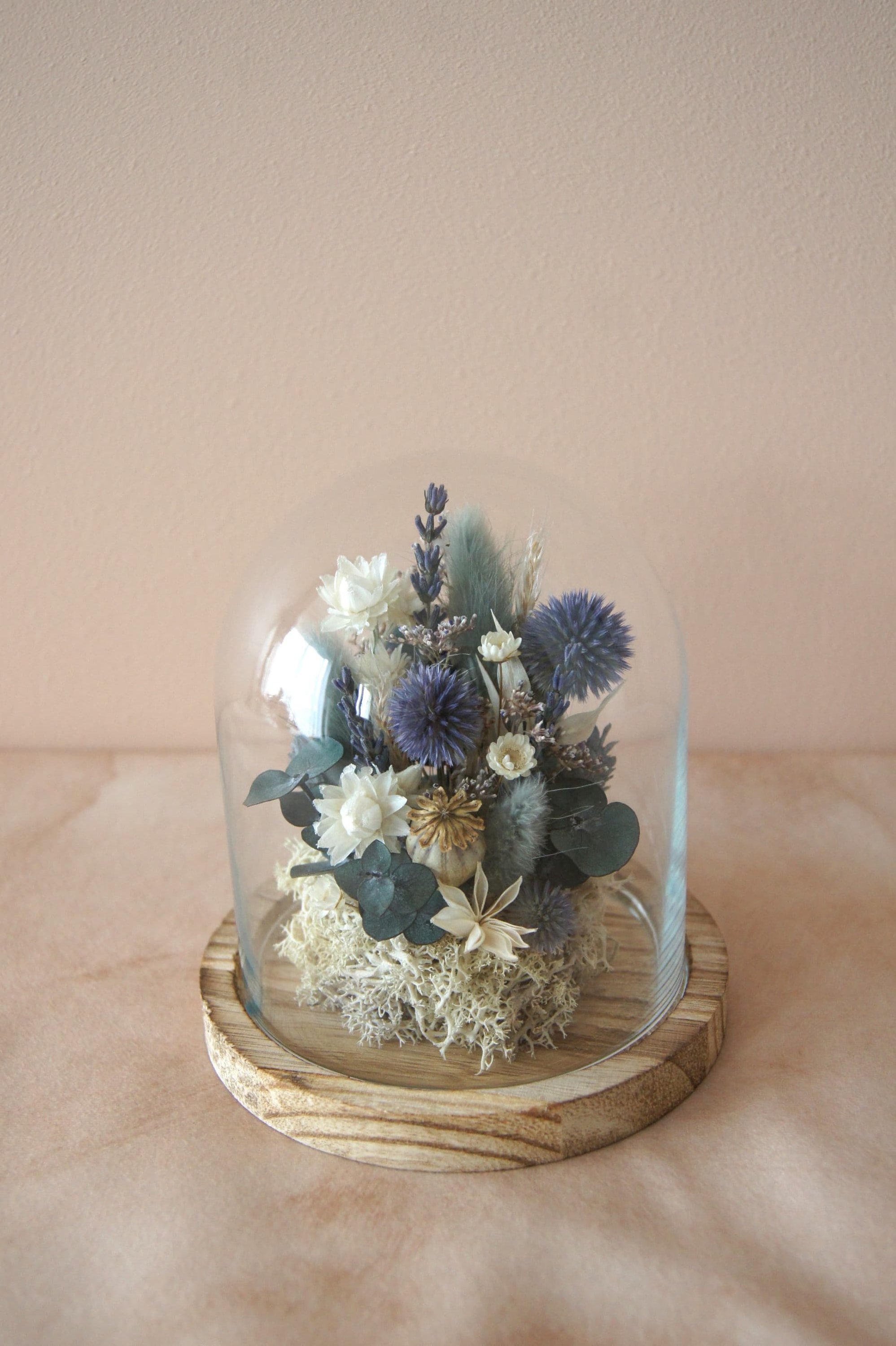 Cloche tons bleutés