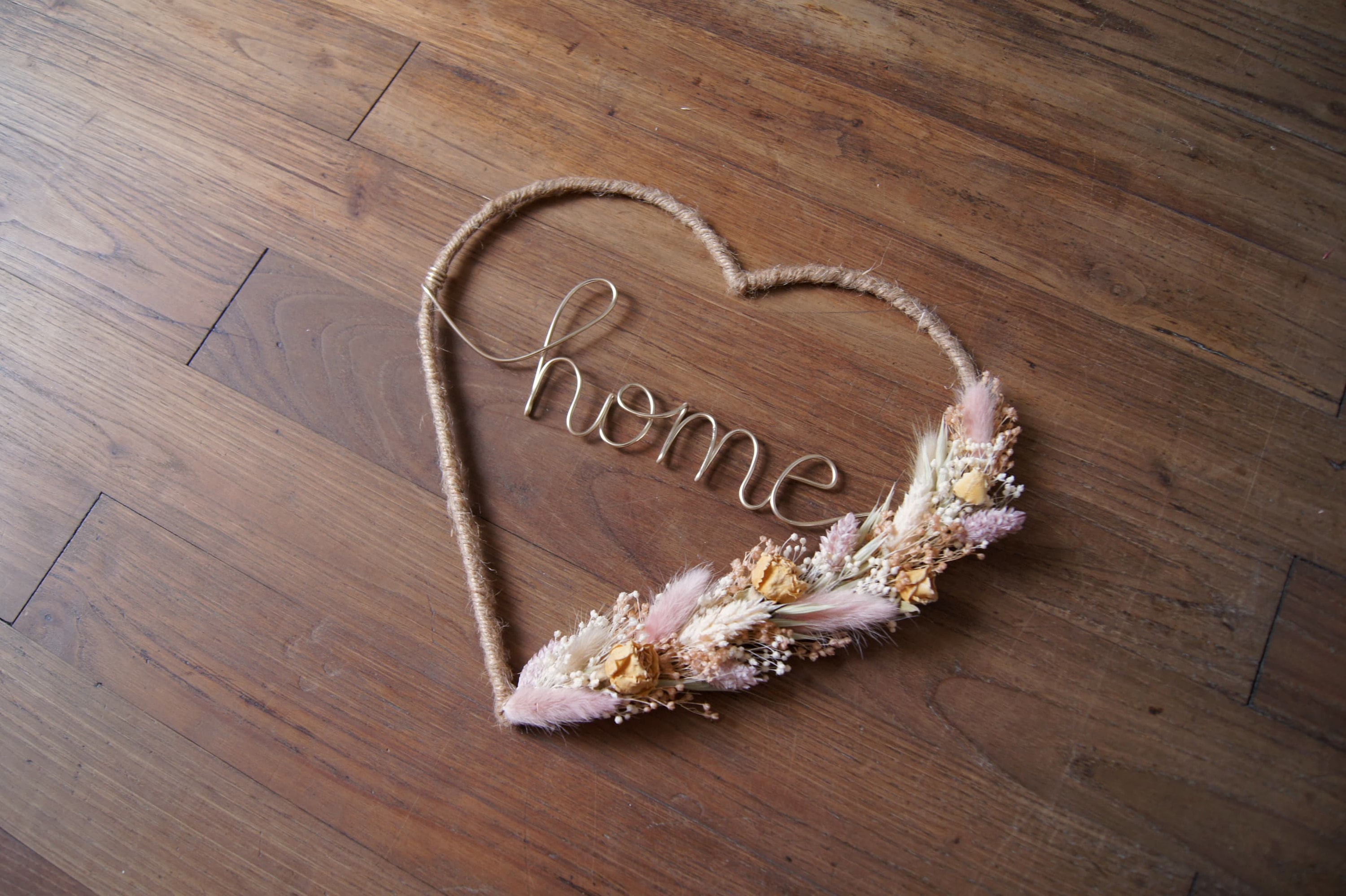 Coeur rose pâle Home