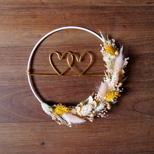 Couronne jaune Coeurs ♡