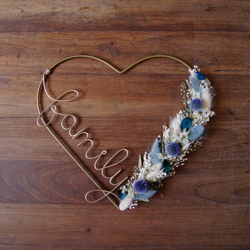 Coeur bleuté Family