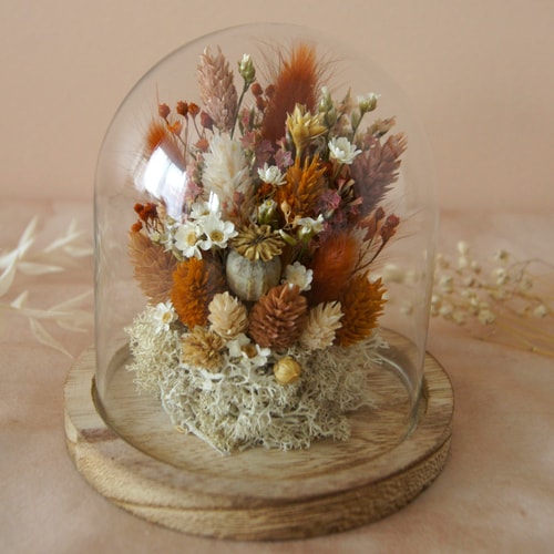 Cloche tons terracotta