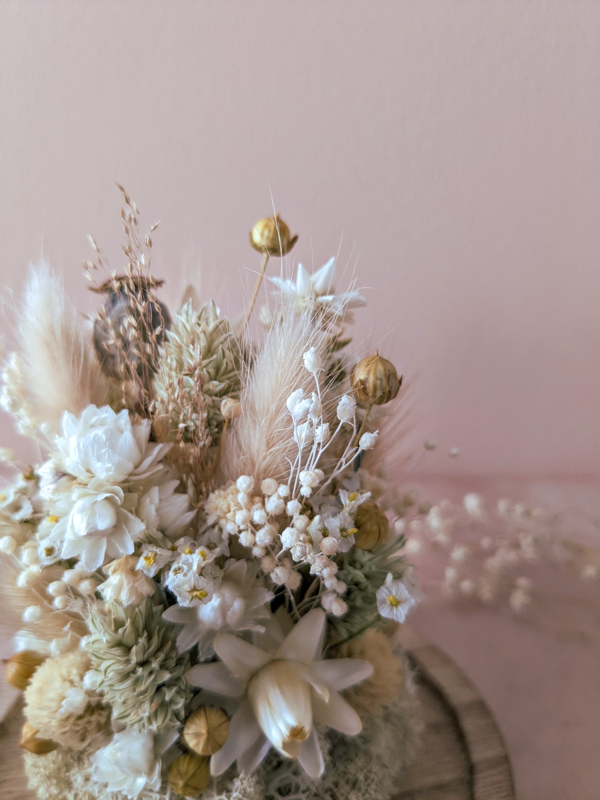 Cloche tons beige/naturel
