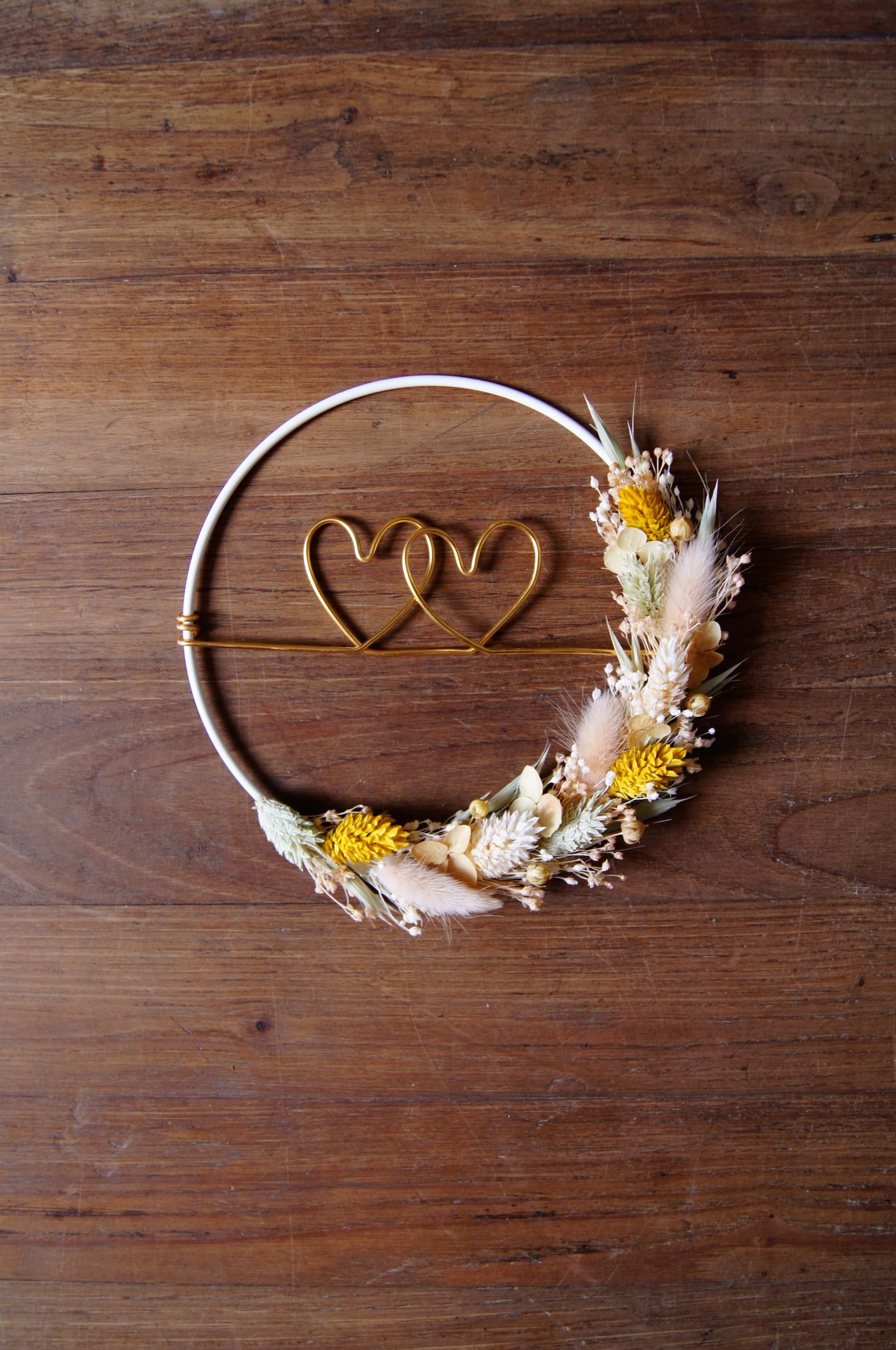 Couronne jaune Coeurs ♡