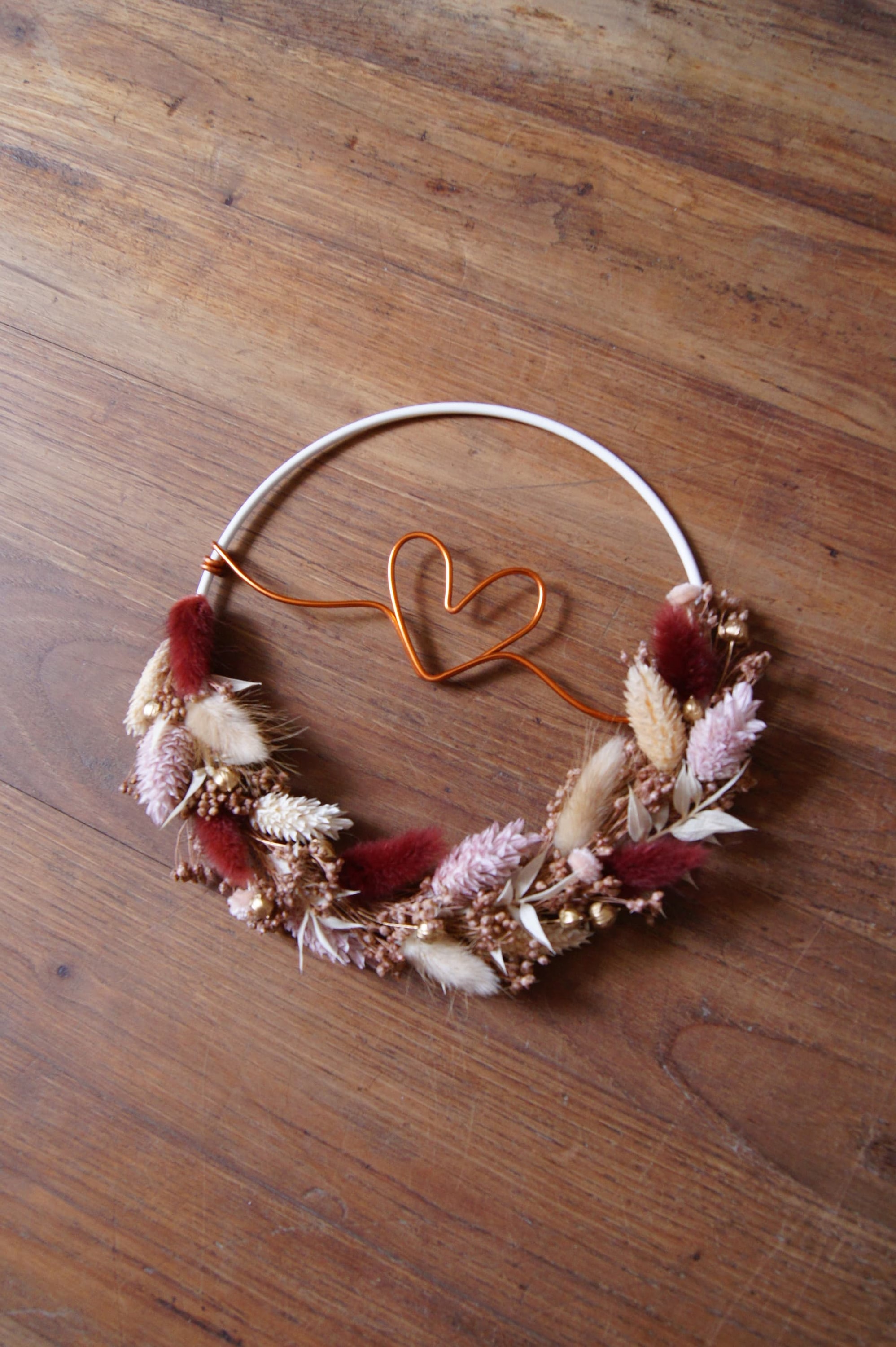 Couronne Bordeaux Coeur ♡