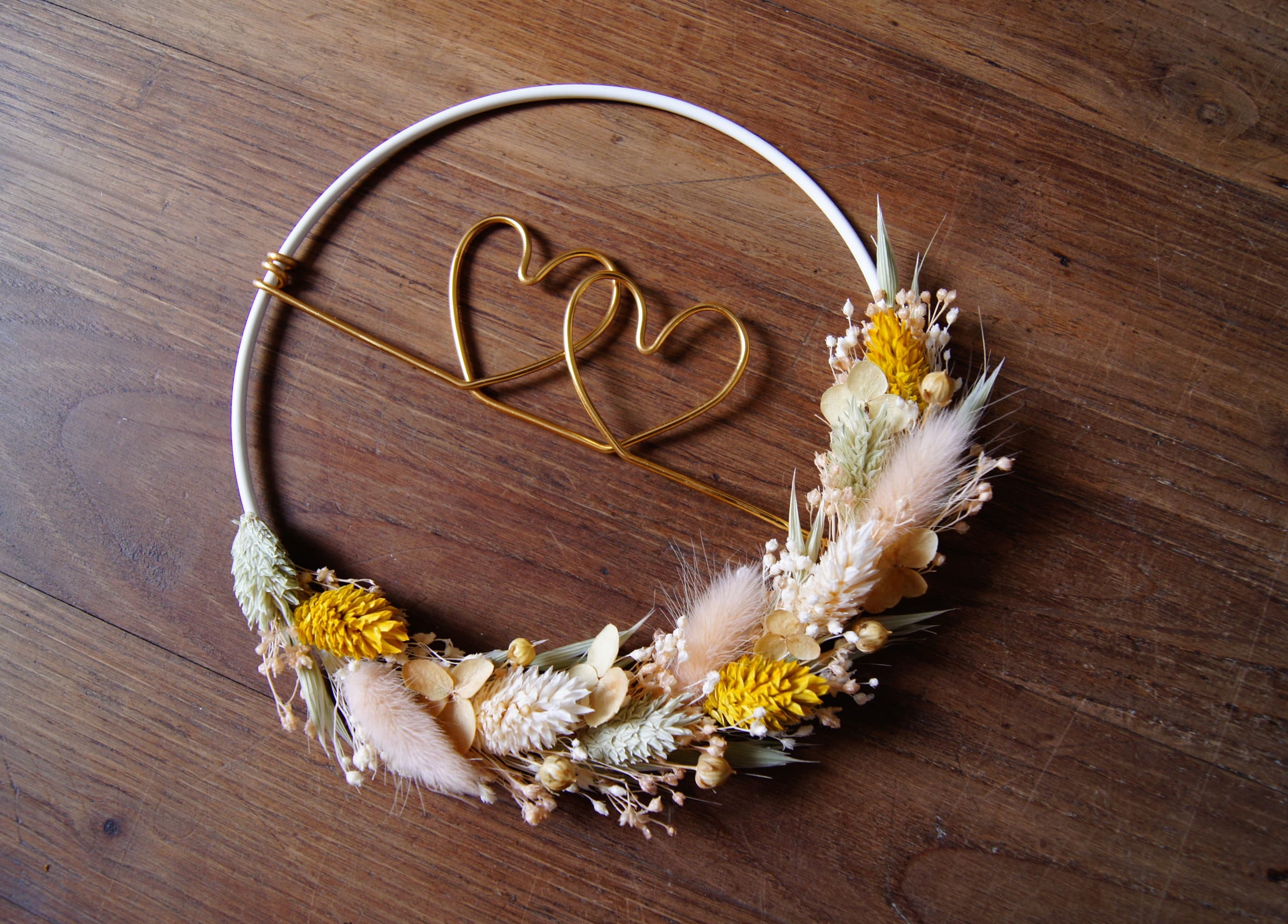 Couronne jaune Coeurs ♡