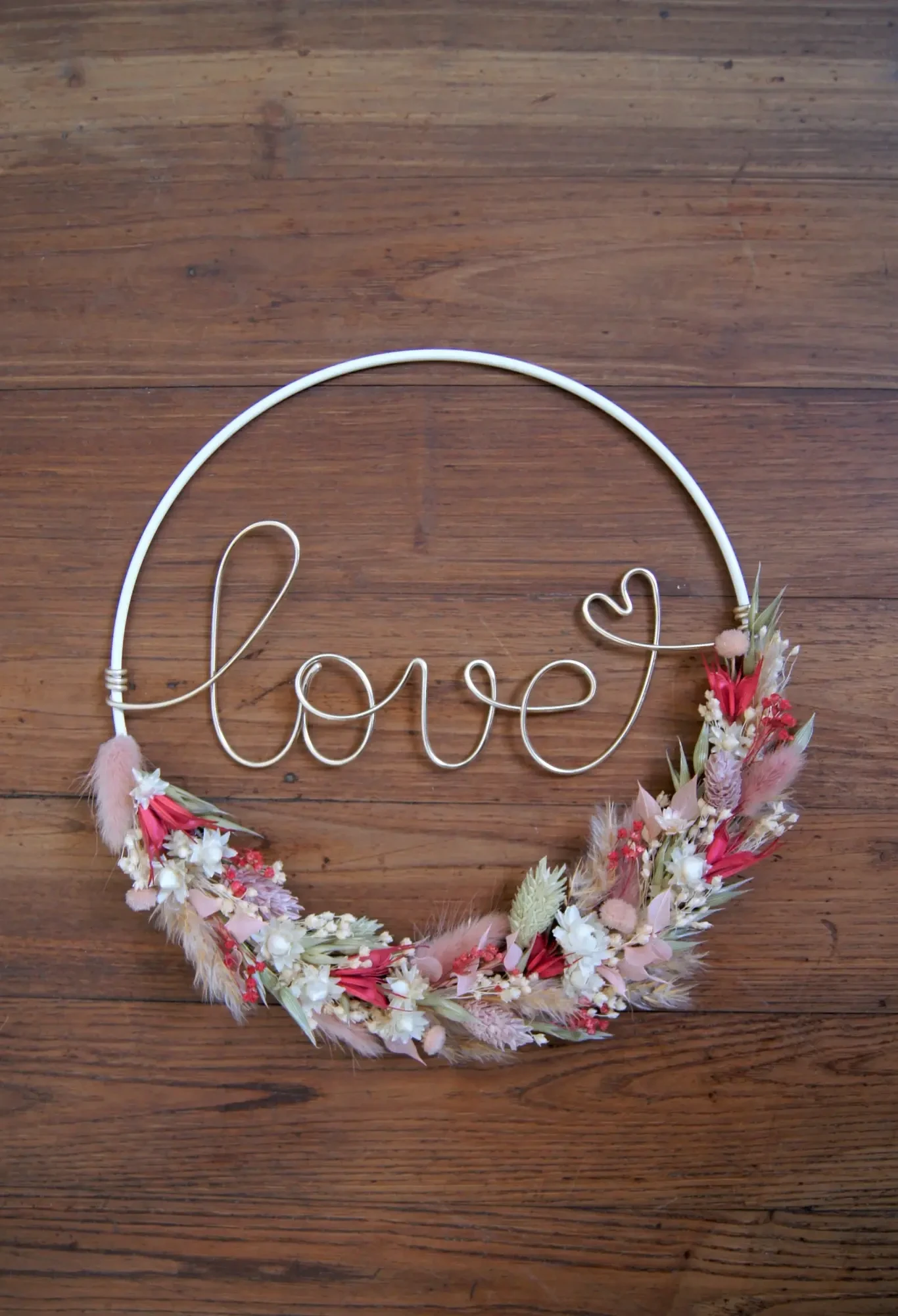 Couronne rose Love ♡