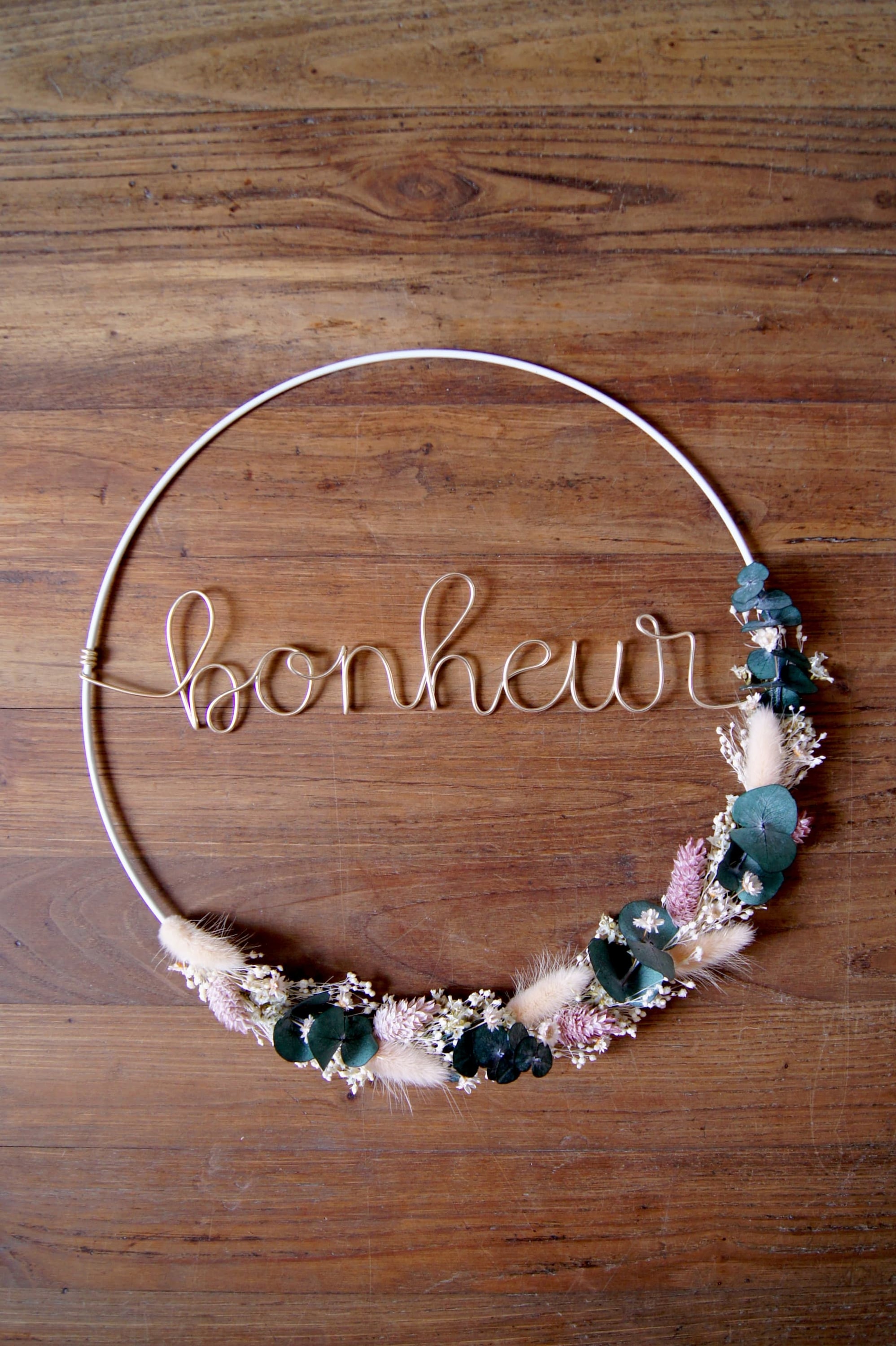 Couronne bleutée Bonheur