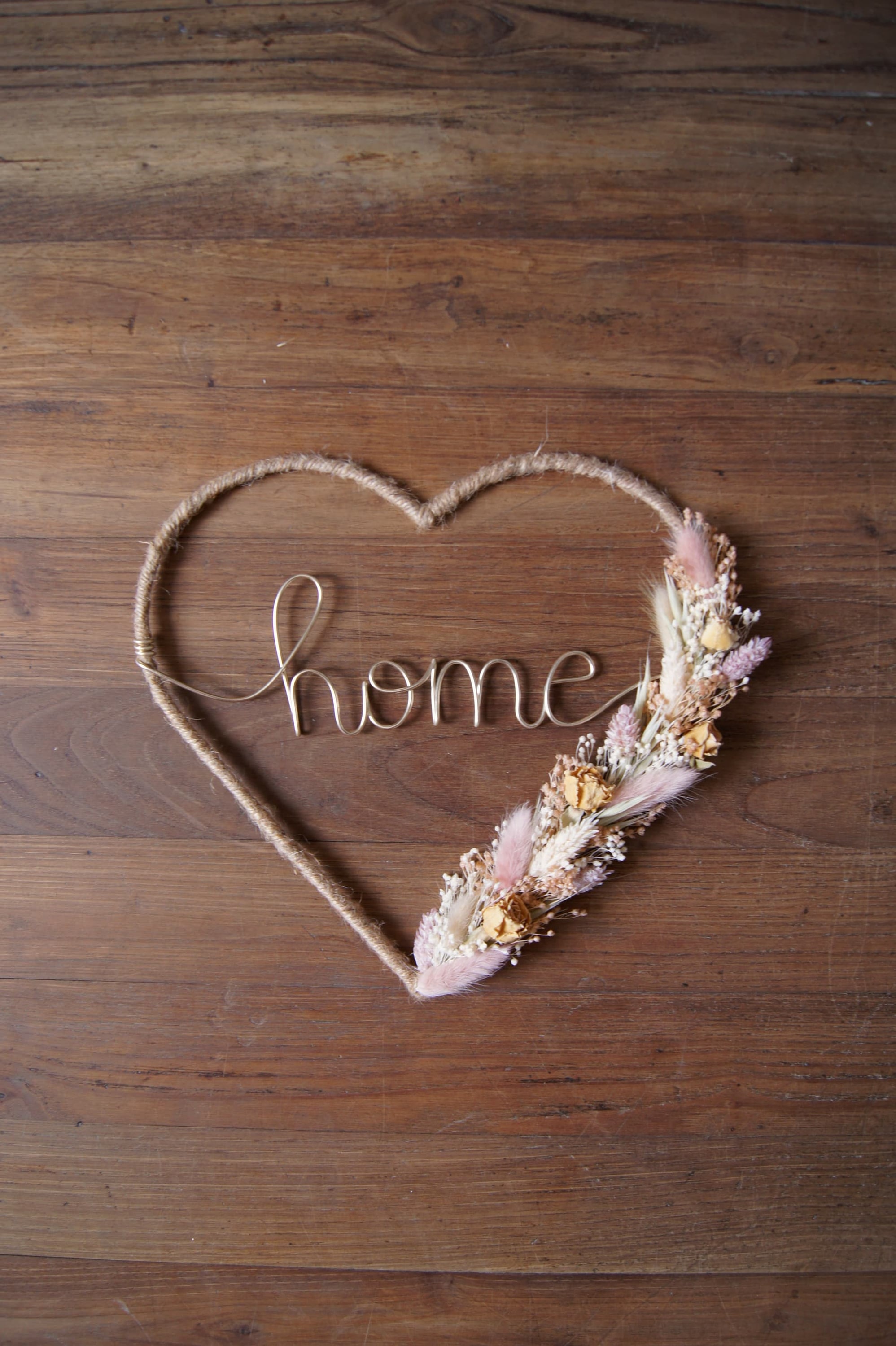 Coeur rose pâle Home