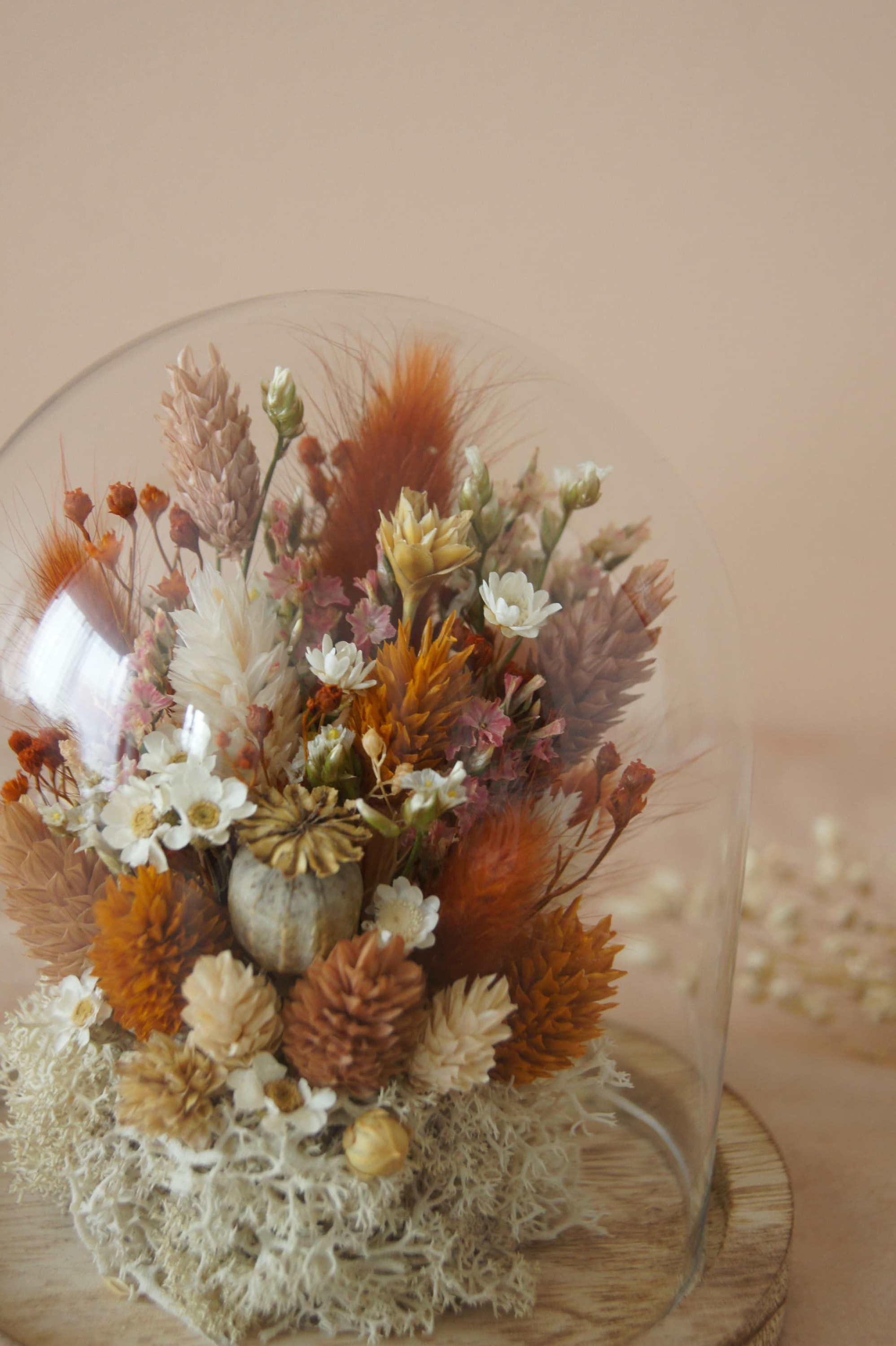 Cloche tons terracotta