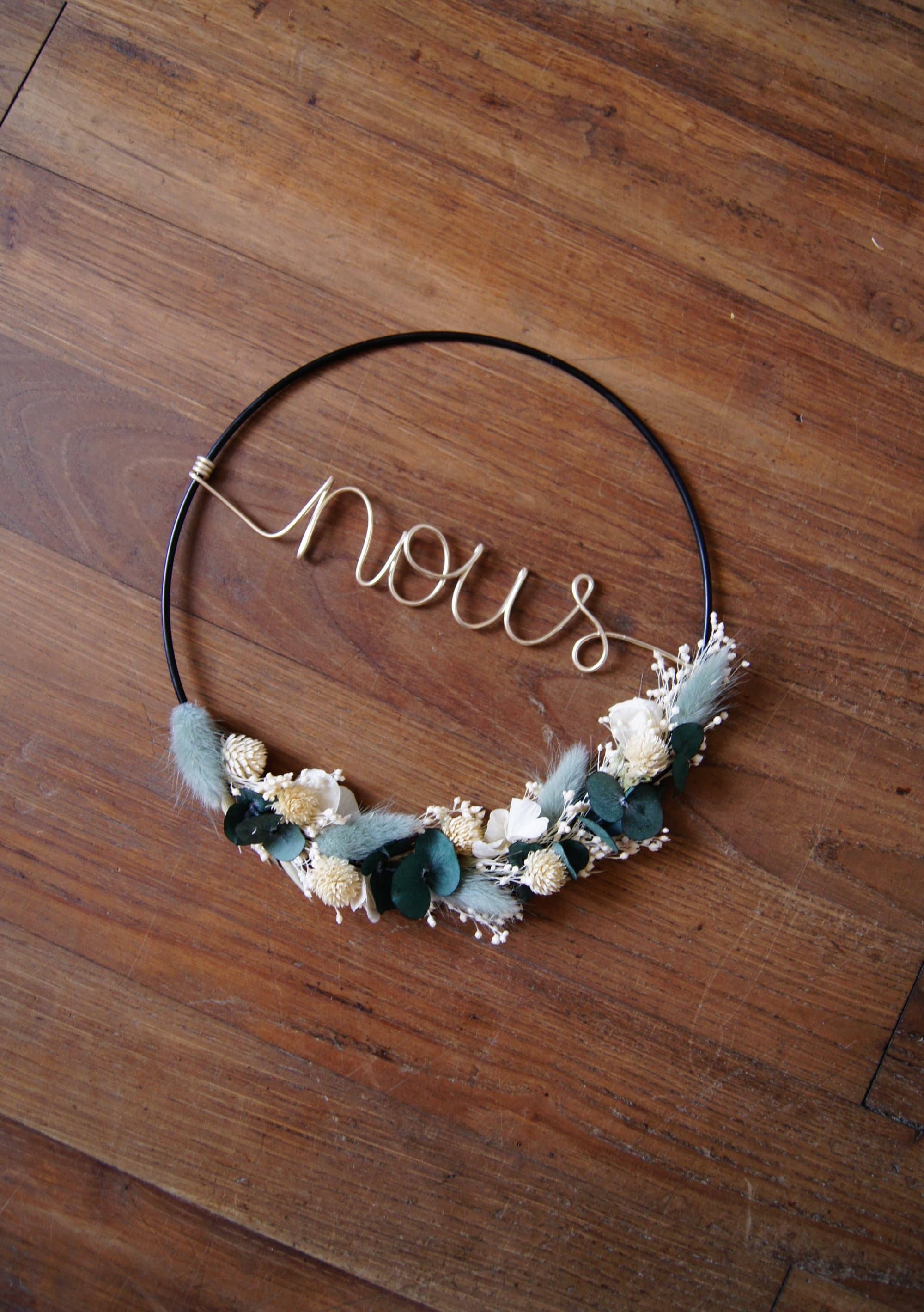 Couronne bleutée Nous