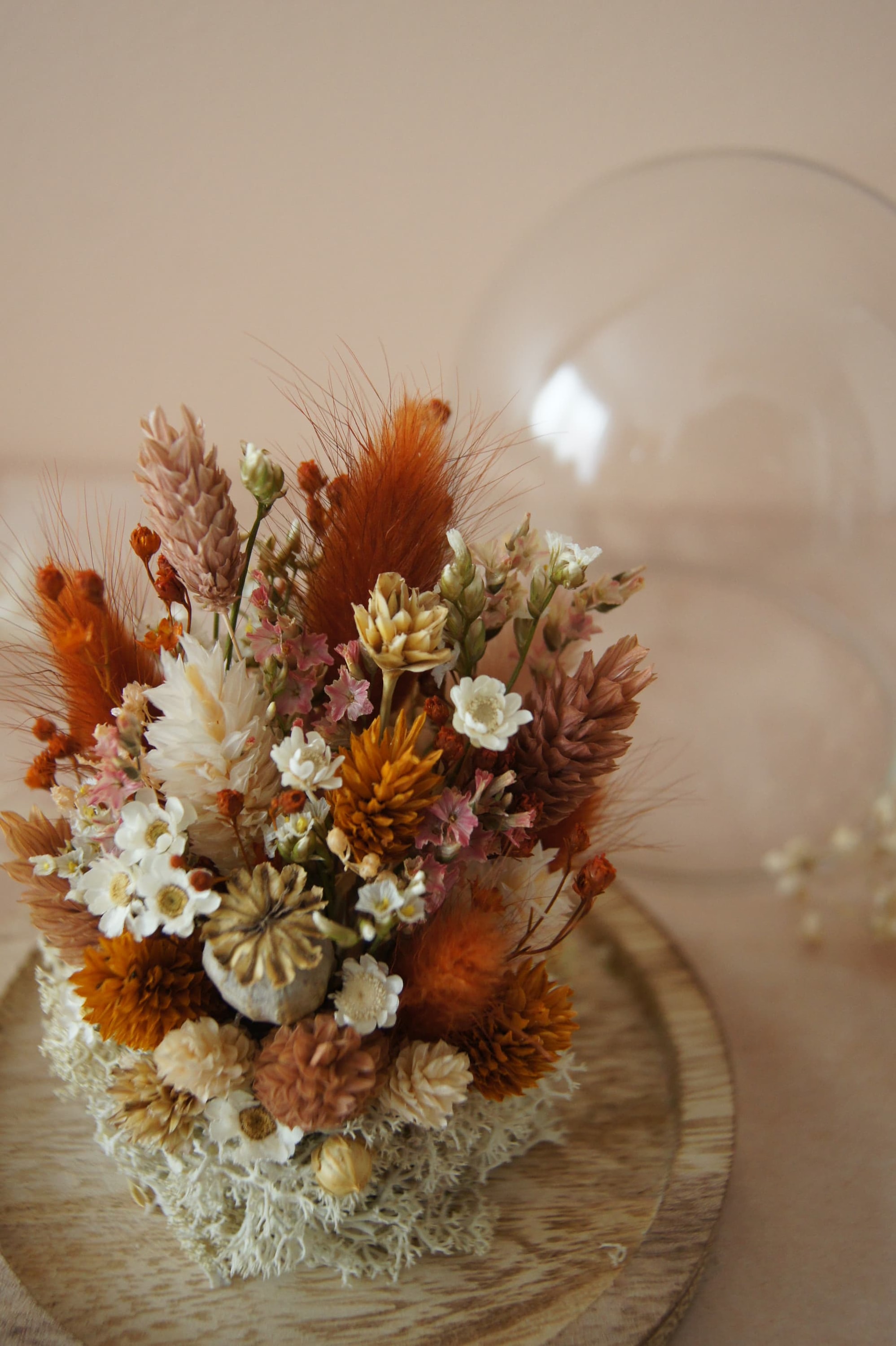 Cloche tons terracotta