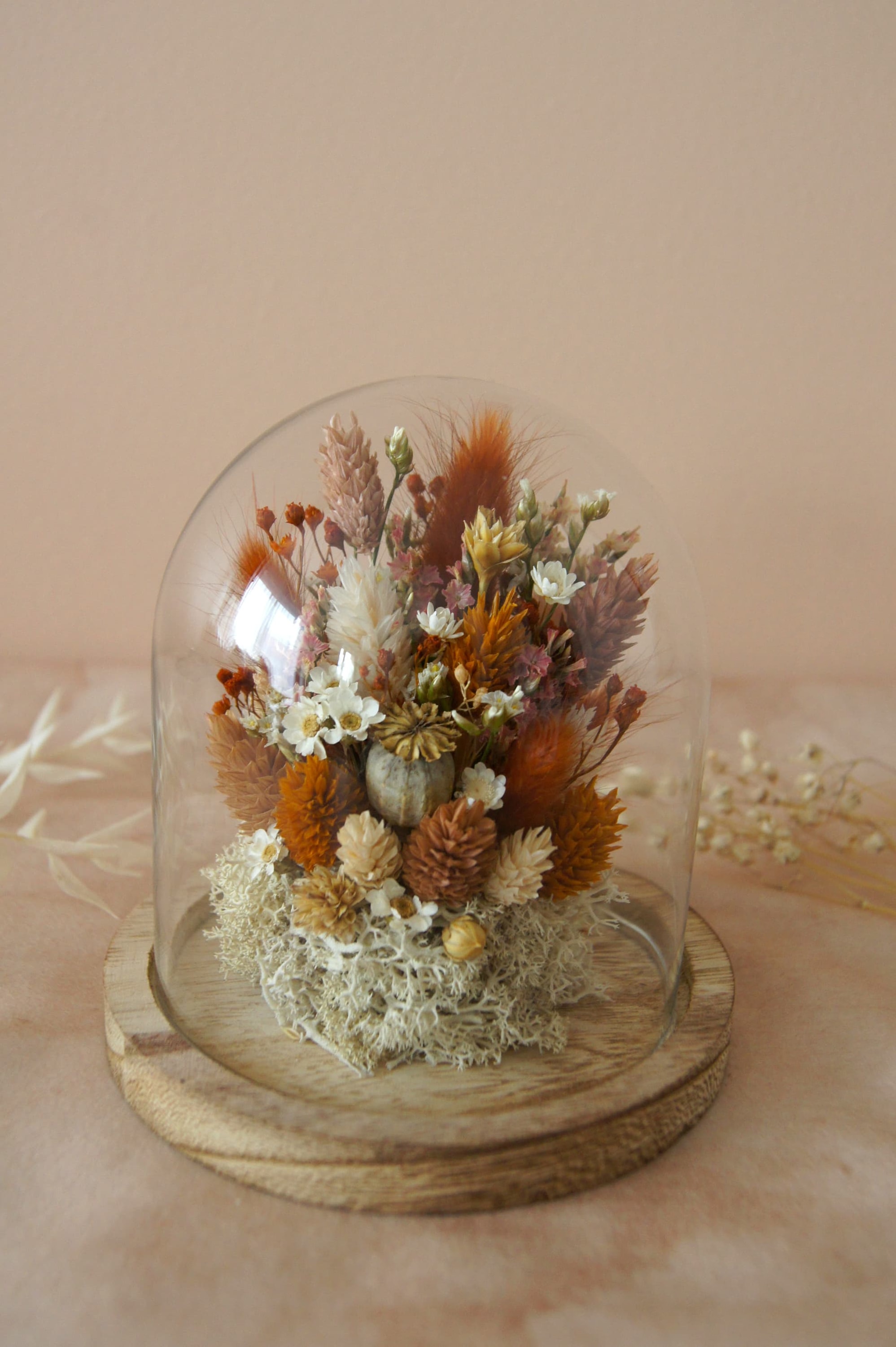 Cloche tons terracotta