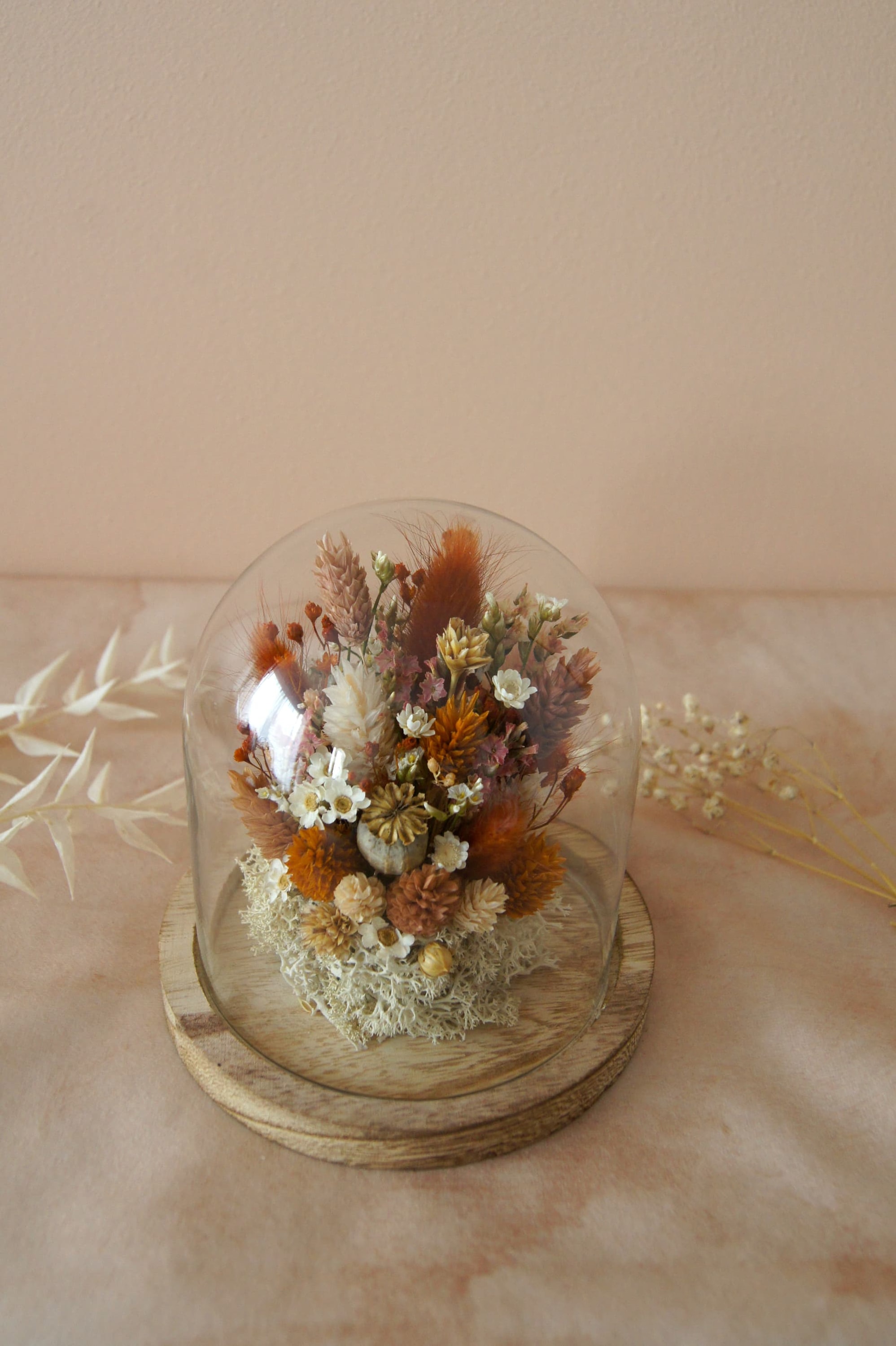 Cloche tons terracotta