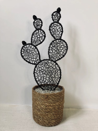 Cactus figuier en fil de fer 7 - 51
