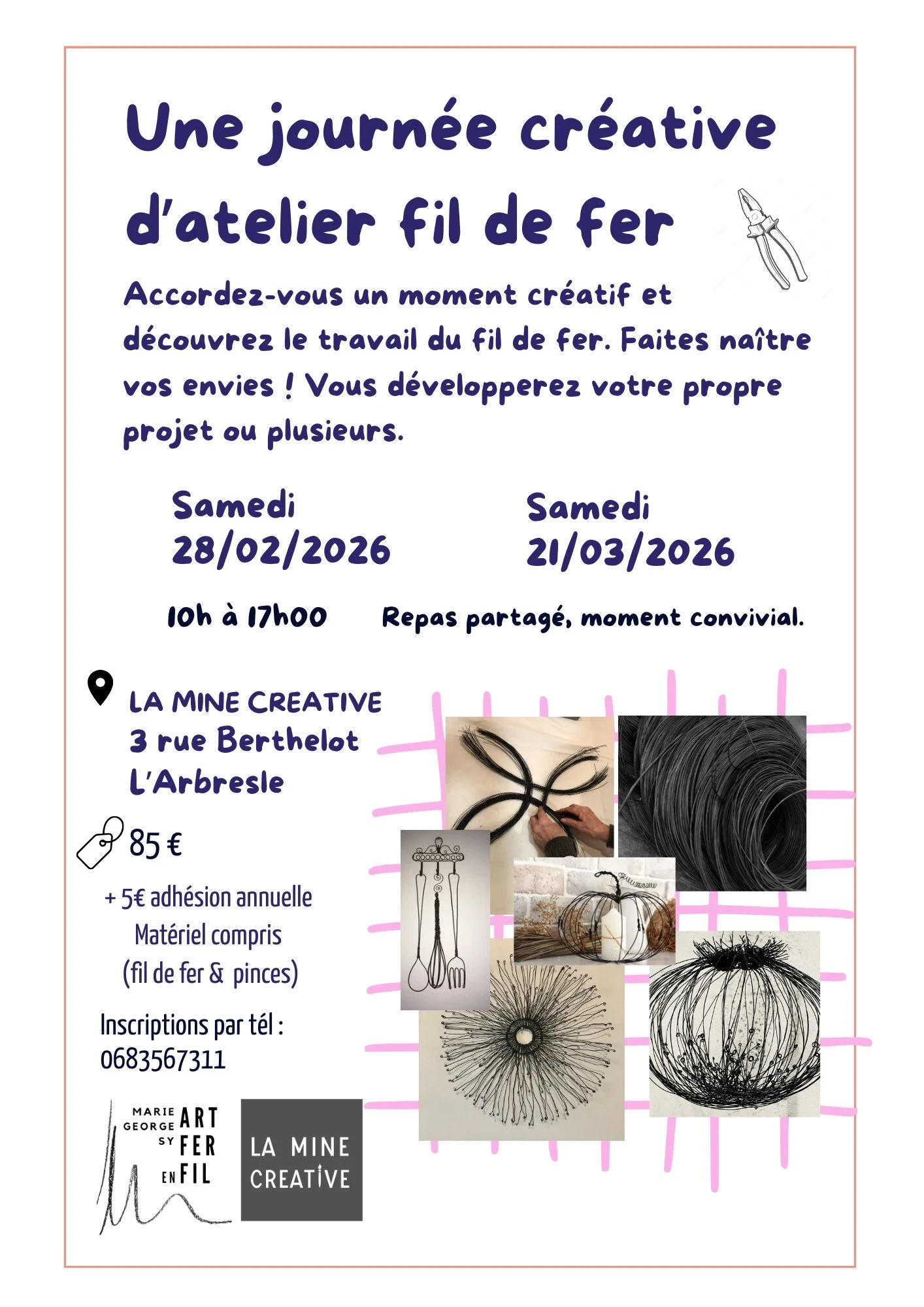 Certificat d'animatrice d'ateliers plastiques - Schème - Lyon - 2022Ma démarche : PRIVILÉGIER ET FAIRE NAÎTRE L'EXPRESSION DE SOI ET FAVORISER LA CRÉATION EN EXPLORANT LE PROCESSUS DE création à TRAVERS UN CHEMINEMENT PAR L'expérience. Les atELIERs PERMETTRont DE S'OUVRIR à LA spontanéité, à L'INCONNU ET ACCUEILLIR CE QUI ARRIVE.