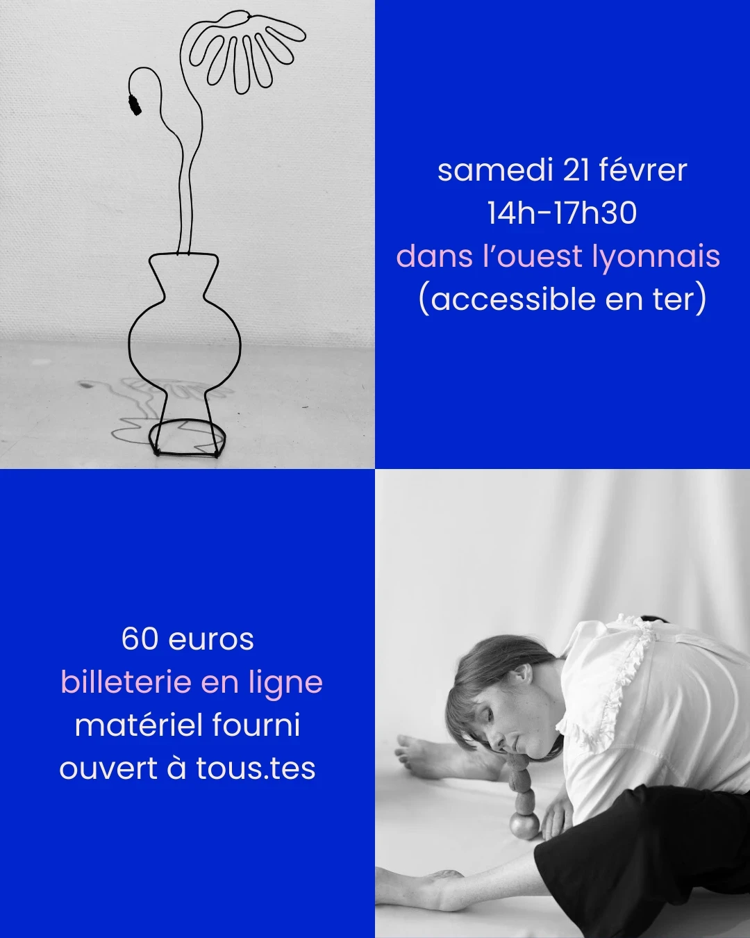 Certificat d'animatrice d'ateliers plastiques - Schème - Lyon - 2022Ma démarche : PRIVILÉGIER ET FAIRE NAÎTRE L'EXPRESSION DE SOI ET FAVORISER LA CRÉATION EN EXPLORANT LE PROCESSUS DE création à TRAVERS UN CHEMINEMENT PAR L'expérience. Les atELIERs PERMETTRont DE S'OUVRIR à LA spontanéité, à L'INCONNU ET ACCUEILLIR CE QUI ARRIVE. 