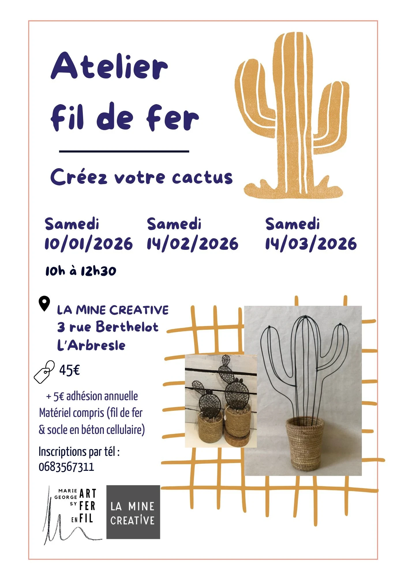 Certificat d'animatrice d'ateliers plastiques - Schème - Lyon - 2022Ma démarche : PRIVILÉGIER ET FAIRE NAÎTRE L'EXPRESSION DE SOI ET FAVORISER LA CRÉATION EN EXPLORANT LE PROCESSUS DE création à TRAVERS UN CHEMINEMENT PAR L'expérience. Les atELIERs PERMETTRont DE S'OUVRIR à LA spontanéité, à L'INCONNU ET ACCUEILLIR CE QUI ARRIVE.