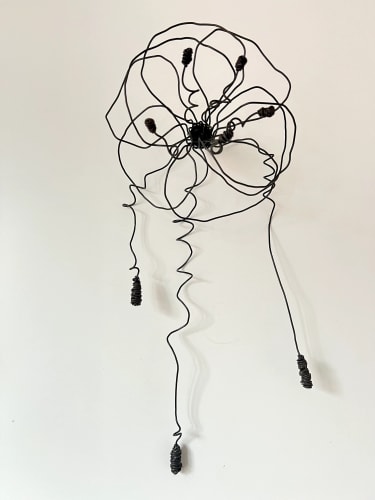 Fleur murale (pavot)