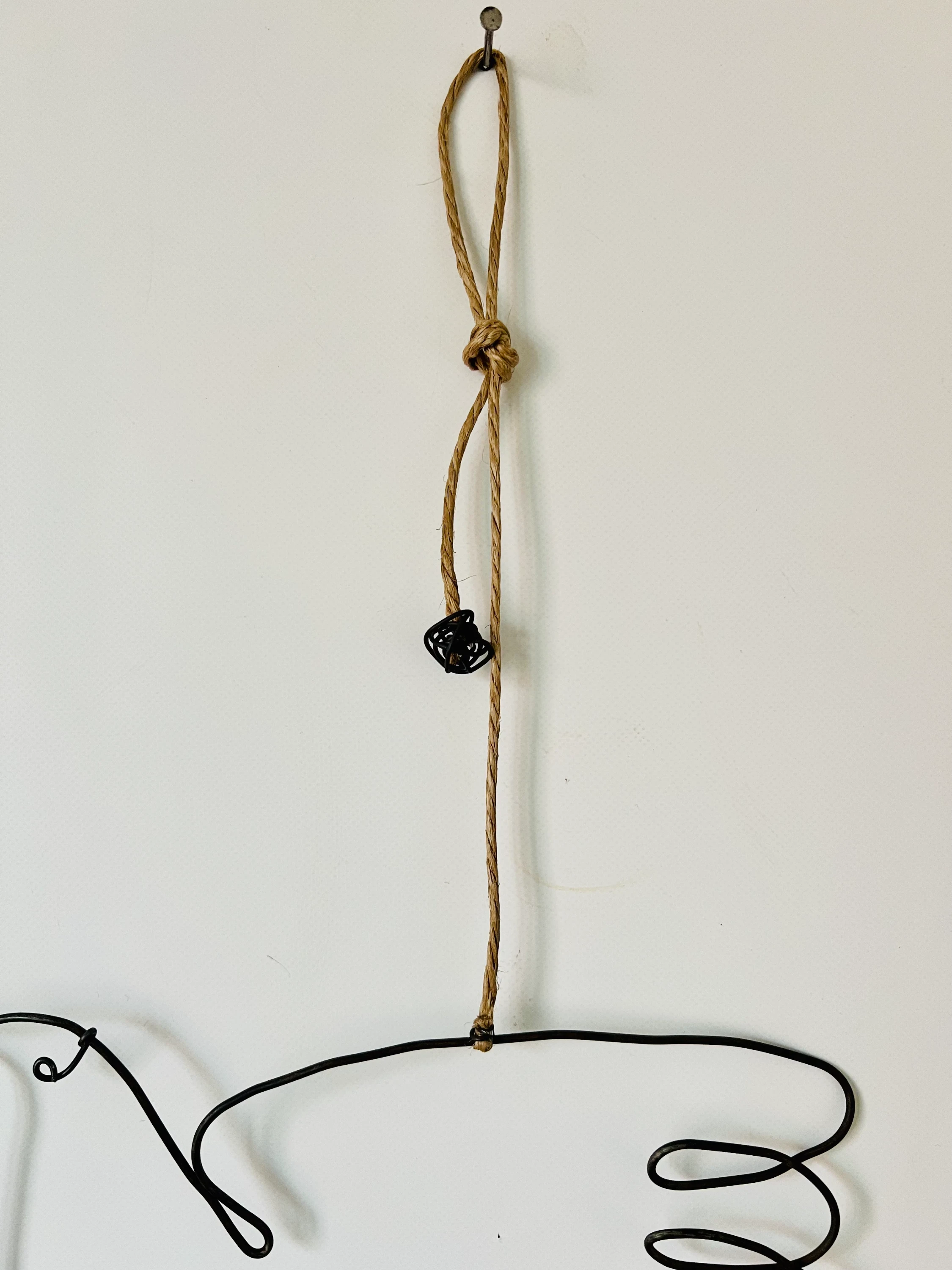 Colombe  en fil de fer  2