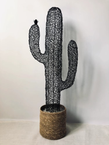 cactus candélabre mailles 98 - panier