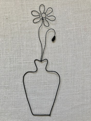 1 fleur en fil de fer pop marguerite 2