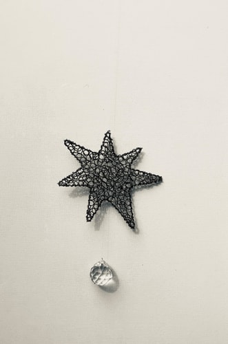 Attrape soleil, étoile en fil de fer