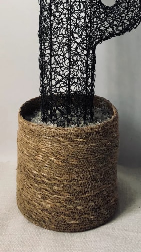 cactus candélabre mailles 98 - panier