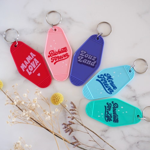 Porte-clé par l'illustratrice Lolita Picco