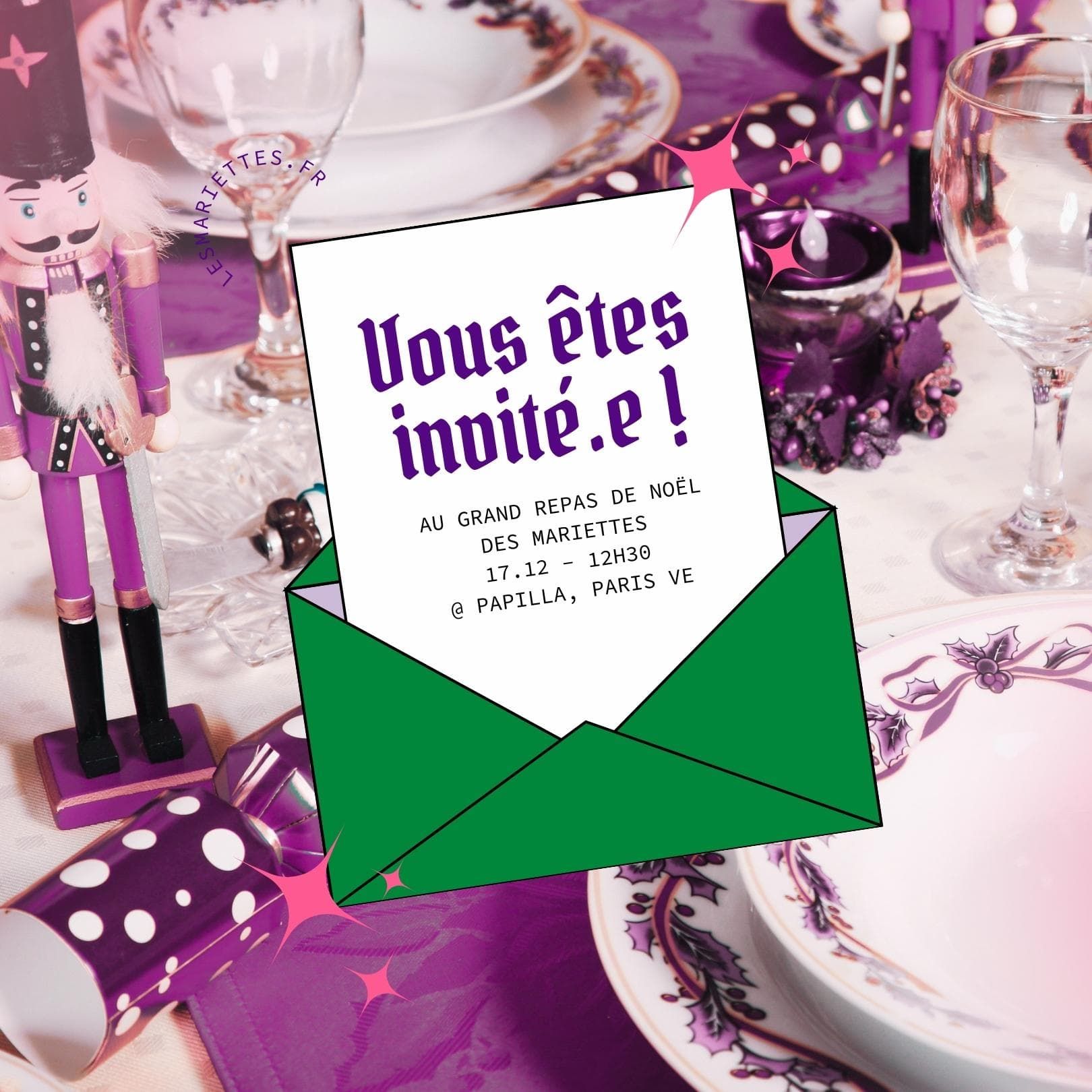 Repas de Noël des Mariettes