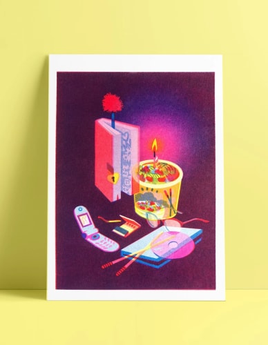 Porte-clé par l'illustratrice Lolita Picco