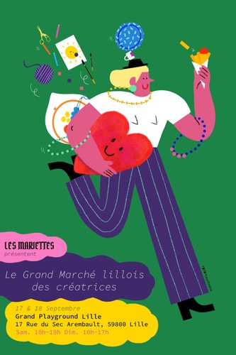 Grand marché des Mariettes à Lille